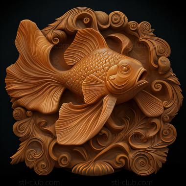 3D model st Oranda fish (STL)